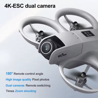 GT3 Mini With LED Foldable Drone GPS 8K HD Dual Camera Brushless Motor Obstacle Avoidance Foldable Quadcopter Dron RC Toys Gifts