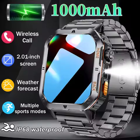 2025 Fashion Men Smart Watch 710Mah 1.85-inch HD Screen For Huawei Heart Rate Custom Dial Watch Voice Calling Smart Watches NEW