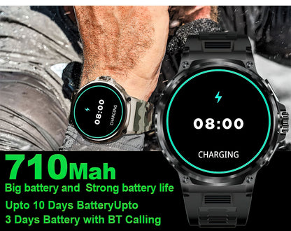 2025 Fashion Men Smart Watch 710Mah 1.85-inch HD Screen For Huawei Heart Rate Custom Dial Watch Voice Calling Smart Watches NEW